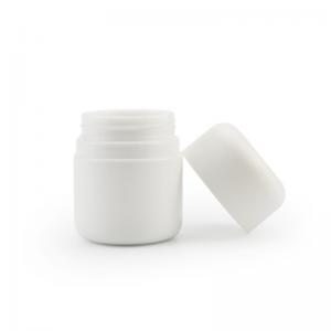 witte ronde glazen potten met verzonken dop - Safecare