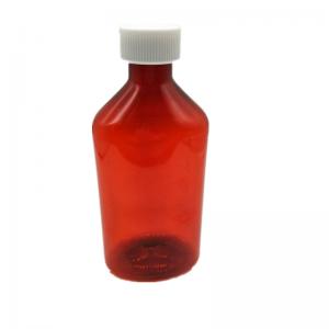 4oz ovale plastic fles voor kindveilige doppen - Safecare