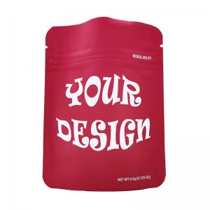 hete verkoop op maat uw ontwerp kindveilige mylar verpakkingstas met ritssluiting; - Safecare