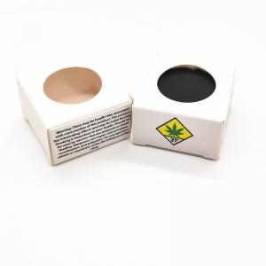 Op maat gemaakte kinderbestendige wax hennep glazen fles pot papieren doos - Safecare